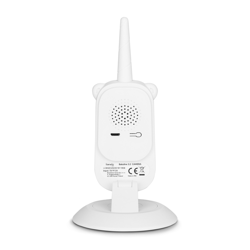 Lionelo - Babymonitor med skærm BABYLINE 3.2 5V 2600 mAh