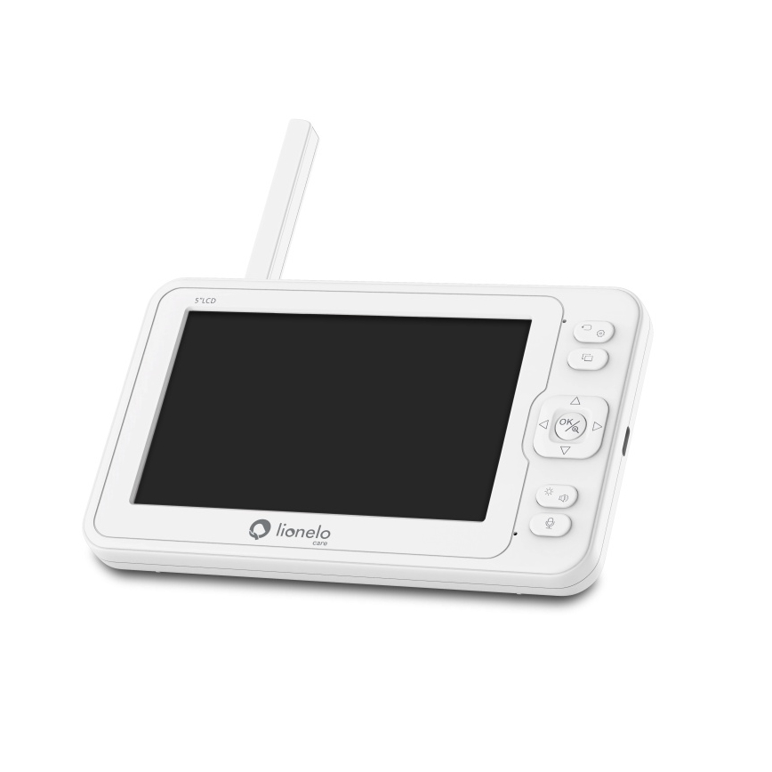 Lionelo - Babymonitor med skærm BABYLINE 6.2 5V 3600 mAh