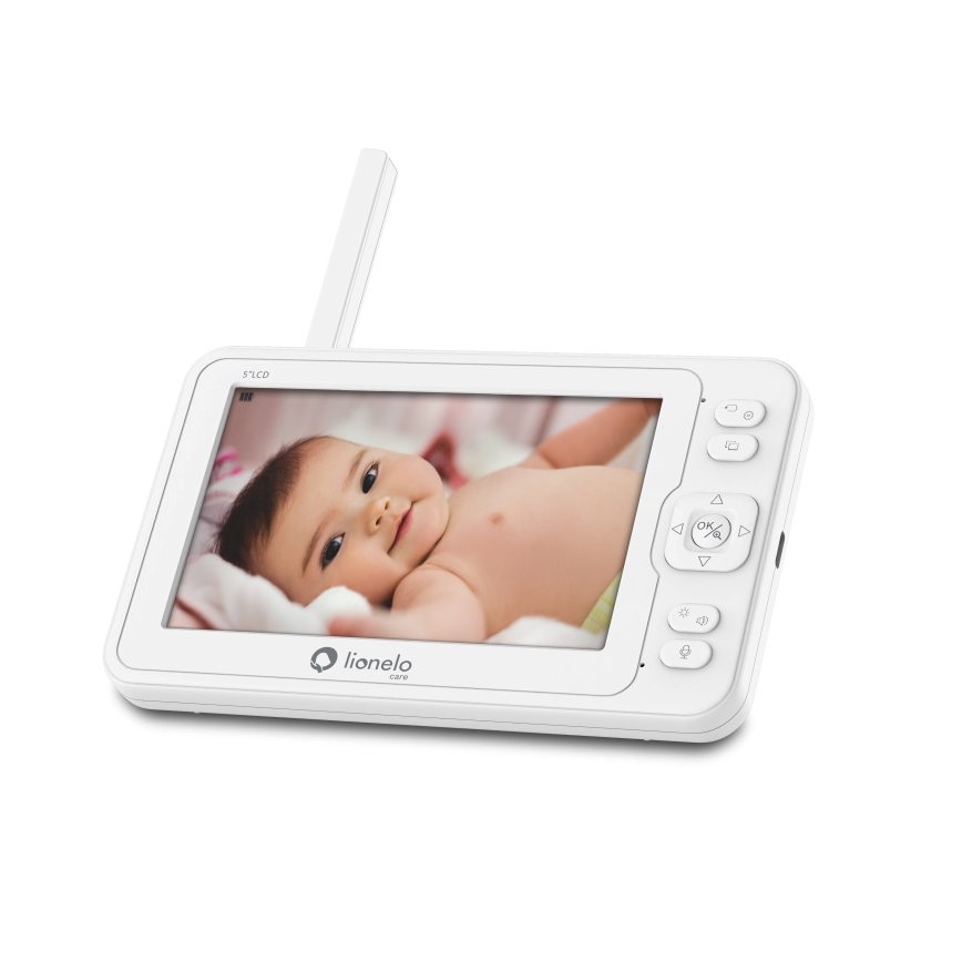 Lionelo - Babymonitor med skærm BABYLINE 6.2 5V 3600 mAh