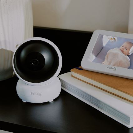 Lionelo - Babymonitor med skærm BABYLINE 8.3 5V 3600 mAh