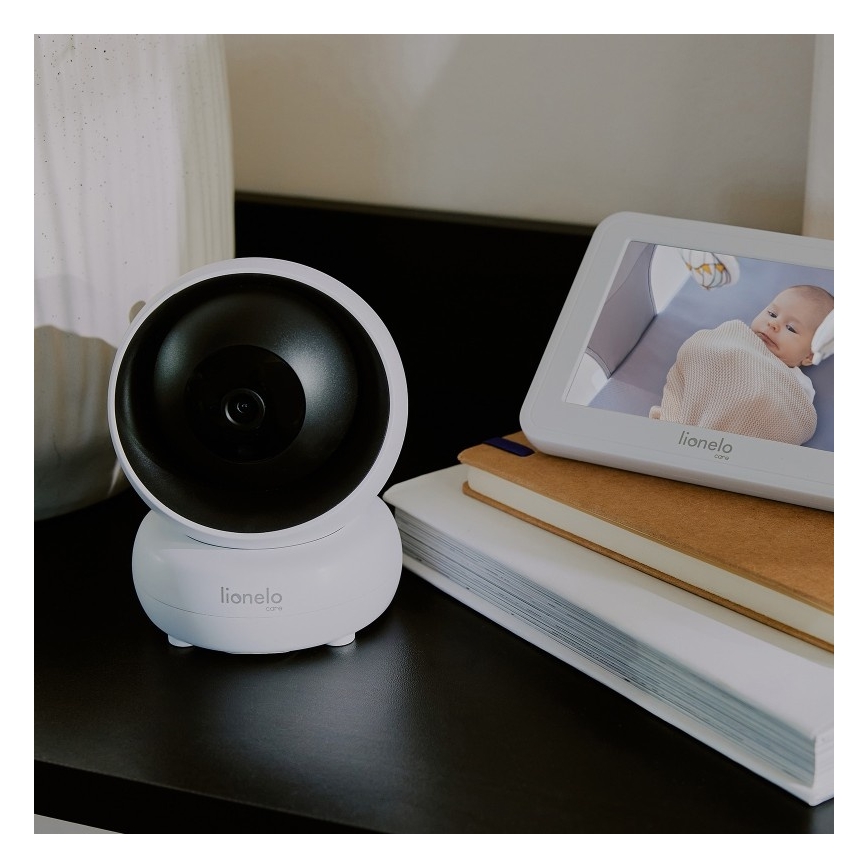 Lionelo - Babymonitor med skærm BABYLINE 8.3 5V 3600 mAh