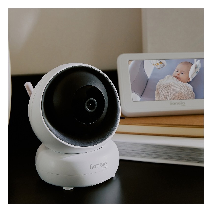 Lionelo - Babymonitor med skærm BABYLINE 8.3 5V 3600 mAh
