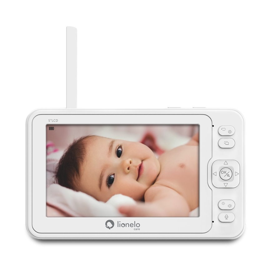 Lionelo - Babymonitor med skærm BABYLINE 8.3 5V 3600 mAh
