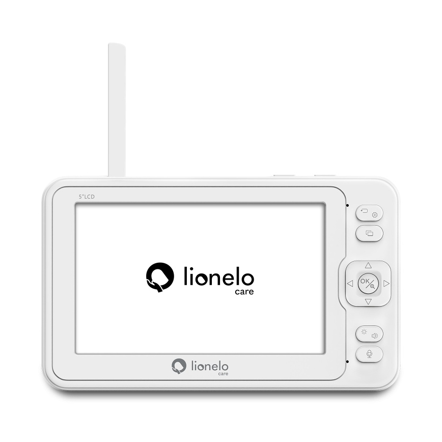 Lionelo - Babymonitor med skærm BABYLINE 8.3 5V 3600 mAh