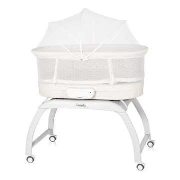 Lionelo - Babyseng med vægt CORAL Hvid