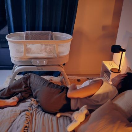 Lionelo - Babyseng med vægt CORAL Hvid