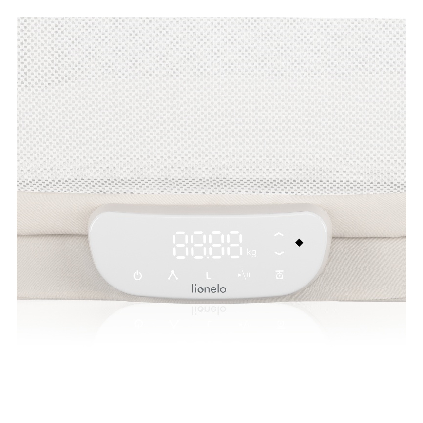 Lionelo - Babyseng med vægt CORAL Hvid