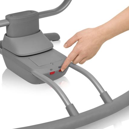 Lionelo - Babysving med melodi RIO 4xC Beige Latte + fjernbetjening