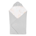 Lionelo - Babysvøb til autostol TRAVEL SWADDLE 90x90 cm Grå Ballon