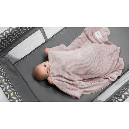 Lionelo - Babytæppe BAMBOO BLANKET 75x100 cm beige sand