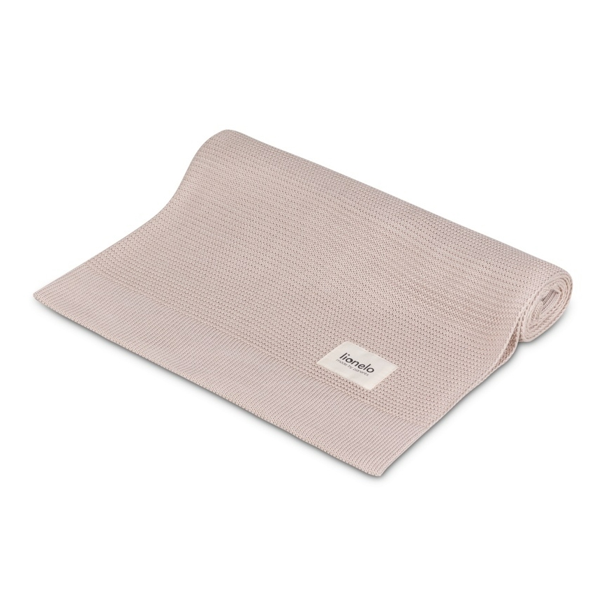 Lionelo - Babytæppe BAMBOO BLANKET 75x100 cm beige sand