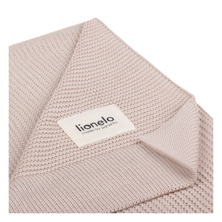 Lionelo - Babytæppe BAMBOO BLANKET 75x100 cm Sandbeige
