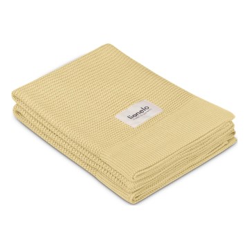 Lionelo - Bambus tæppe BAMBOO BLANKET 75x100 cm Gul citron