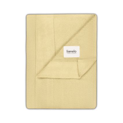 Lionelo - Bambus tæppe BAMBOO BLANKET 75x100 cm Gul citron