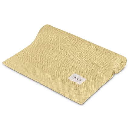 Lionelo - Bambus tæppe BAMBOO BLANKET 75x100 cm Gul citron