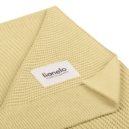 Lionelo - Bambus tæppe BAMBOO BLANKET 75x100 cm Gul citron