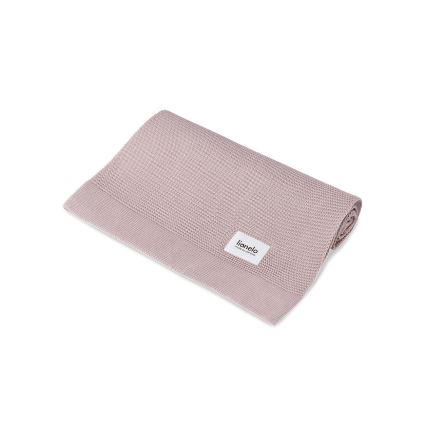 Lionelo - Bambus Tæppe BAMBOO BLANKET 75x100 cm Lyserød