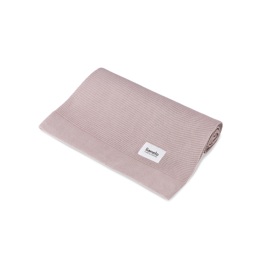 Lionelo - Bambus Tæppe BAMBOO BLANKET 75x100 cm Lyserød