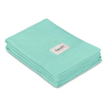 Lionelo - Bambusplade BAMBOO BLANKET 75x100 cm Grøn Mint