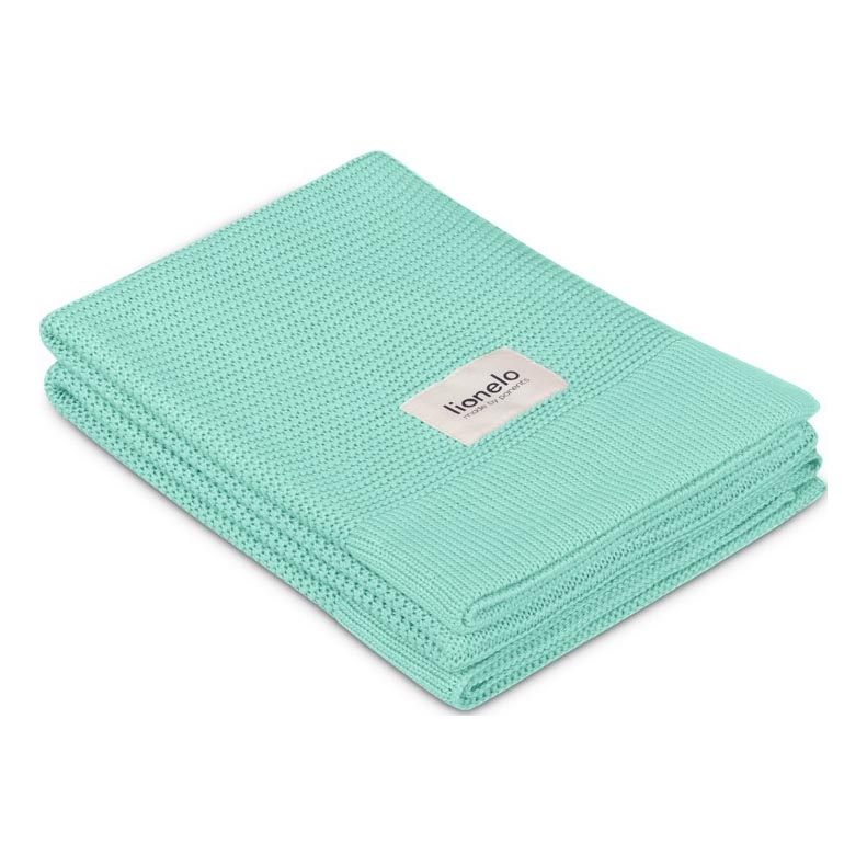 Lionelo - Bambusplade BAMBOO BLANKET 75x100 cm Grøn Mint