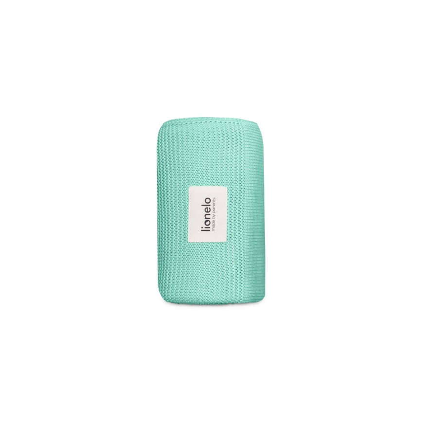 Lionelo - Bambusplade BAMBOO BLANKET 75x100 cm Grøn Mint