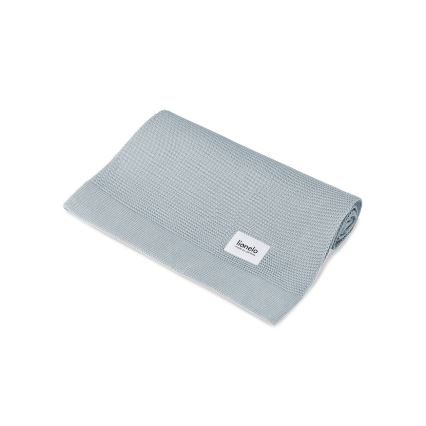 Lionelo - Bambustæppe BAMBOO BLANKET 75x100 cm Grå