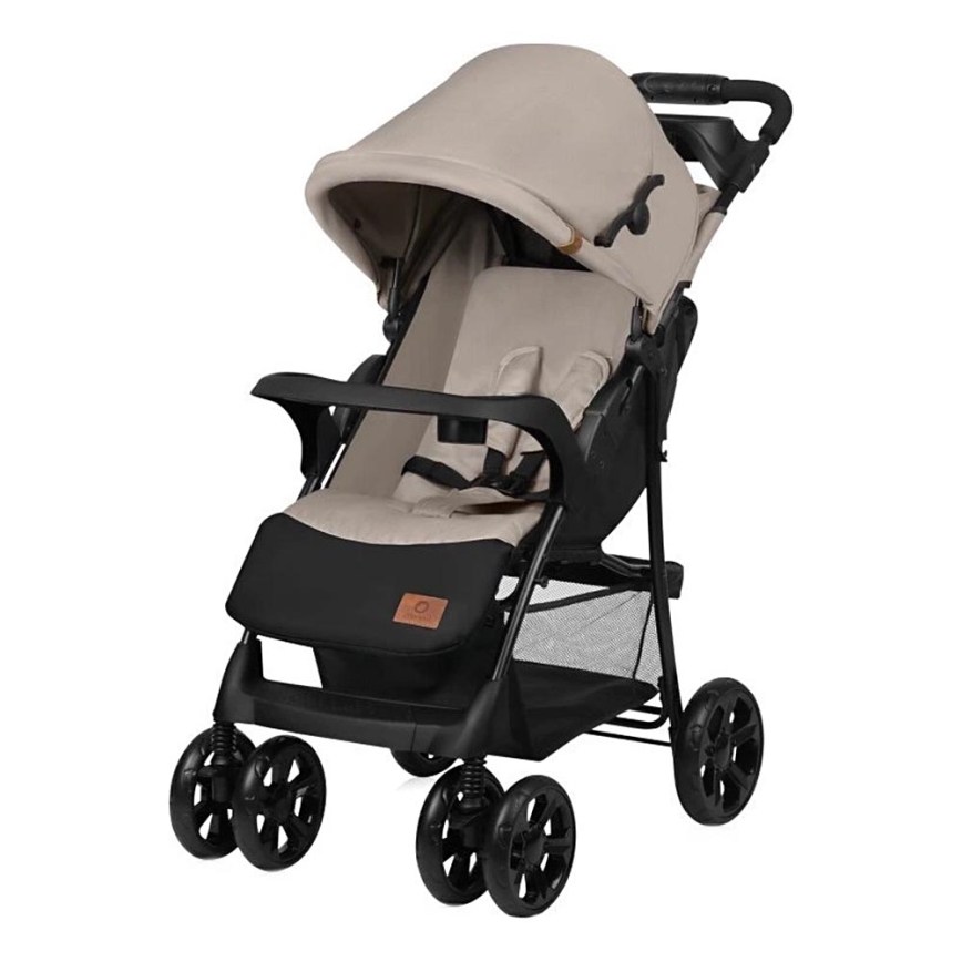 Lionelo - Barnevogn EMMA PLUS beige/sort