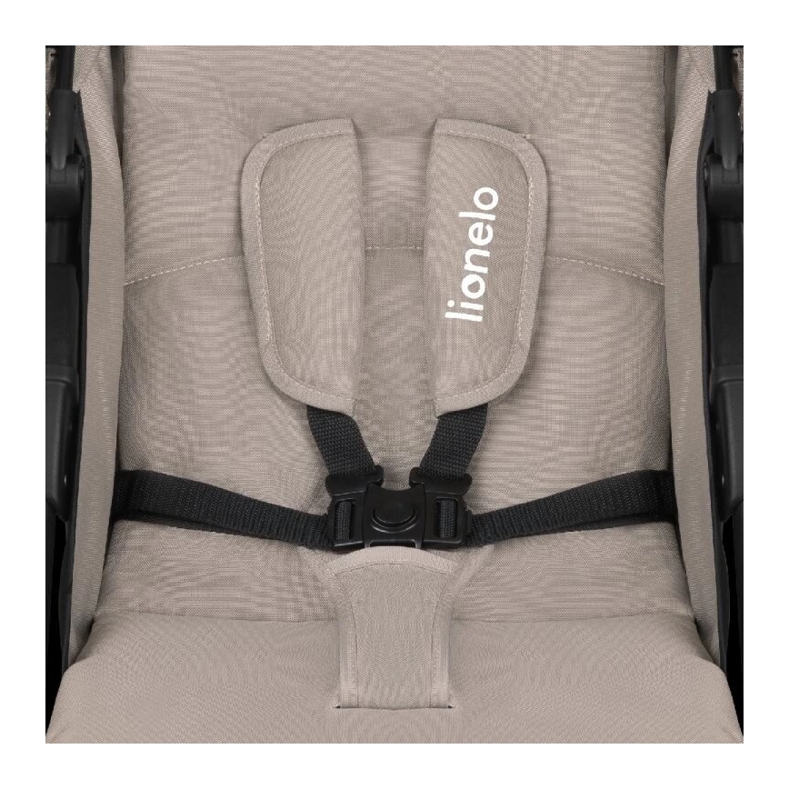 Lionelo - Barnevogn EMMA PLUS beige/sort