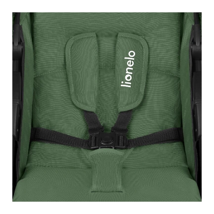 Lionelo - Barnevogn EMMA PLUS grøn/sort
