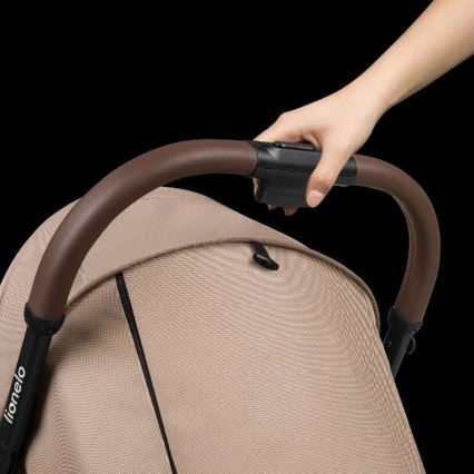 Lionelo - Barnevogn INGRID beige/sort