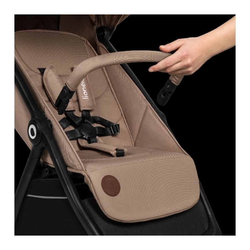 Lionelo - Barnevogn INGRID beige/sort