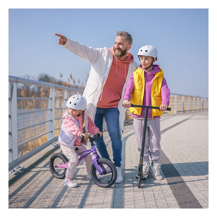 Lionelo - BART AIR løbecykel, lilla/rosa