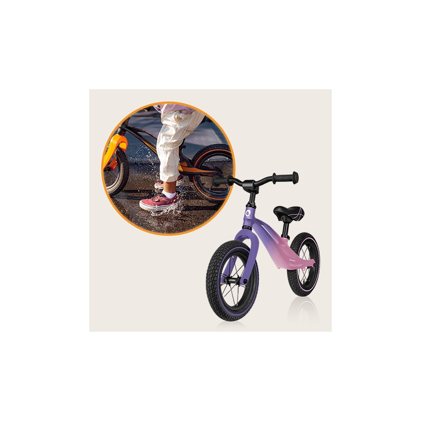 Lionelo - BART AIR løbecykel, lilla/rosa