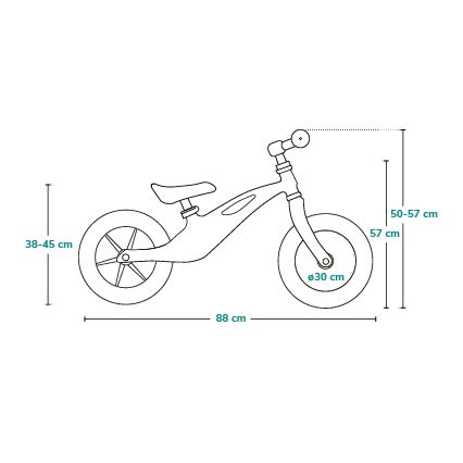 Lionelo - BART AIR løbecykel, lilla/rosa
