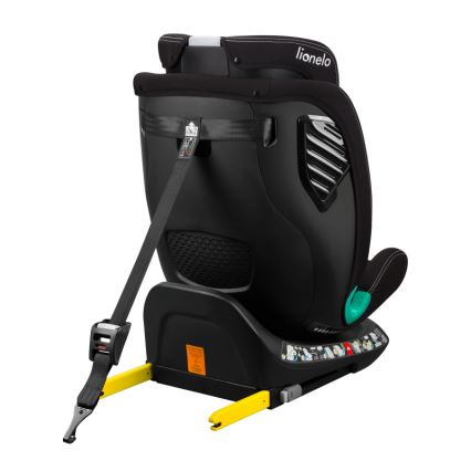 Lionelo - Drejbar autostol med base BASTIAAN ONE i-Size 40-150 cm Black Carbon