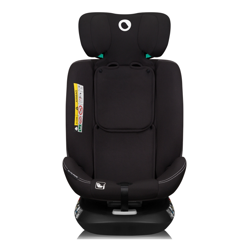 Lionelo - Drejbar autostol med base BASTIAAN ONE i-Size 40-150 cm Black Carbon