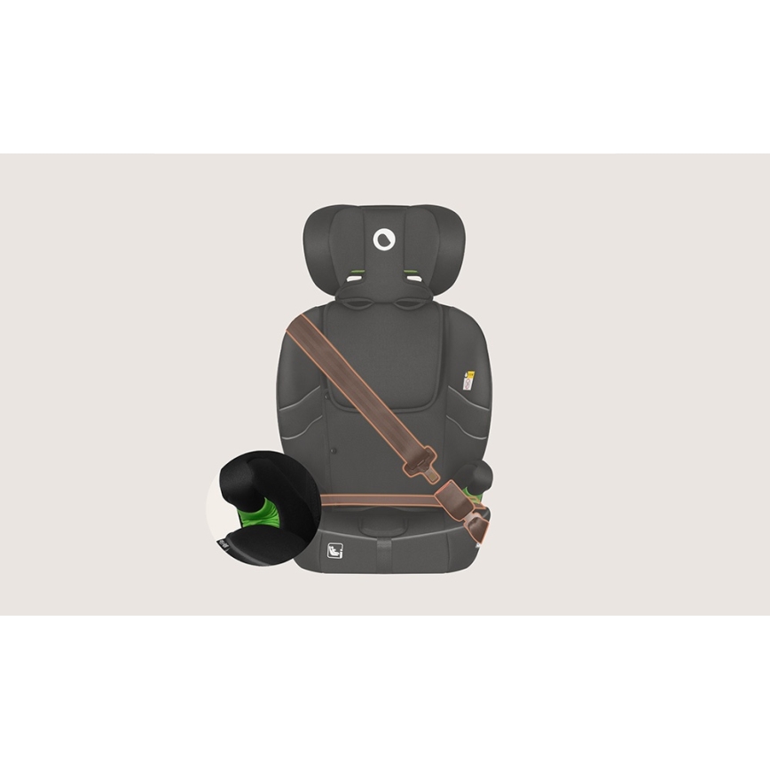 Lionelo - BILLY i-Size autostol 76-150 cm Sort Carbon