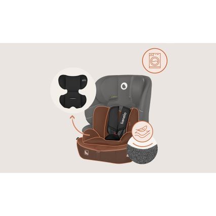 Lionelo - BILLY i-Size autostol 76-150 cm Sort Carbon