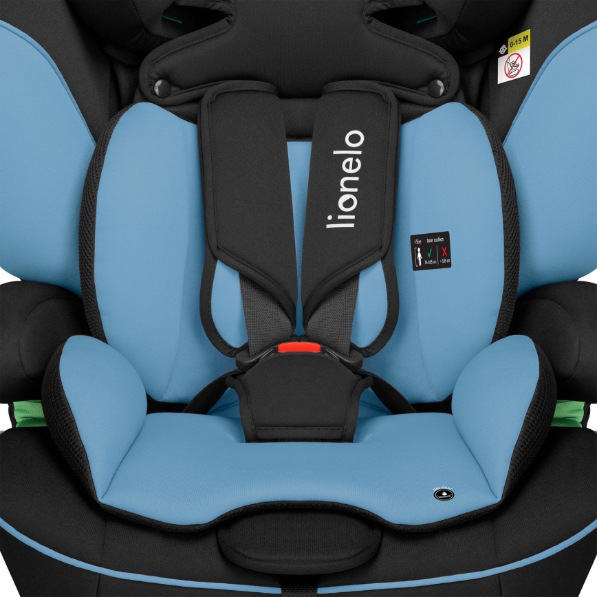 Lionelo - Bilstol LEVI i-Size 76-150 cm Blå Cobalt
