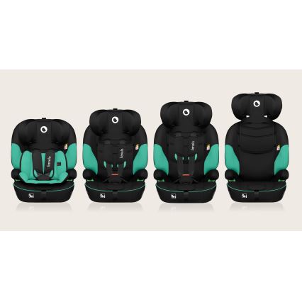 Lionelo - Bilstol LEVI i-Size 76-150 cm Grøn Emerald