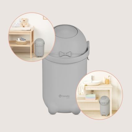Lionelo - Blebøtte PUREBIN 10 l grå
