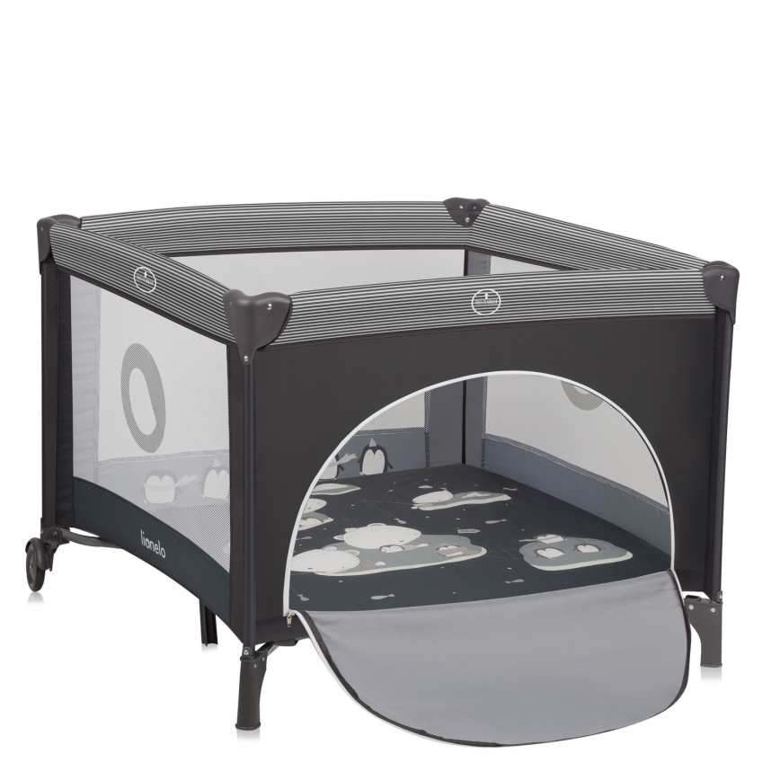 Lionelo - Bonnie Leges seng Grey Scandi