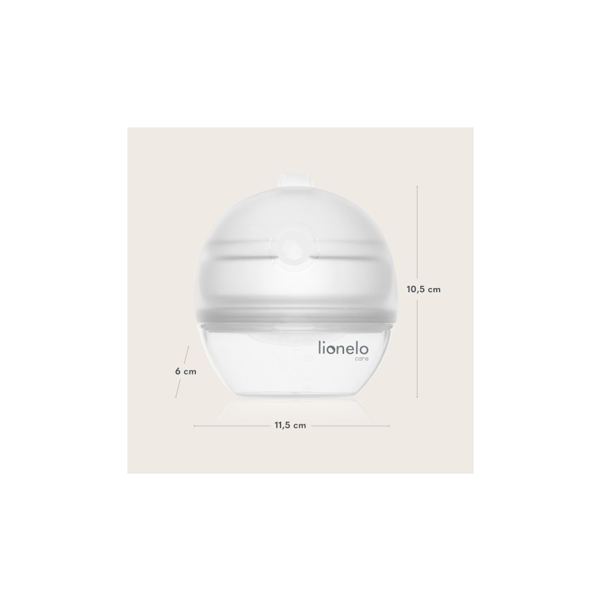 Lionelo - Brystpumpe 2-i-1 MILKY 60 ml