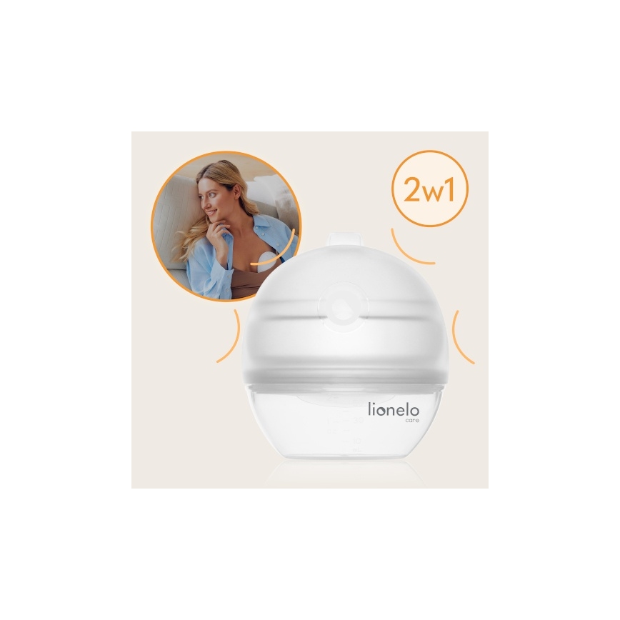 Lionelo - Brystpumpe til modermælk 2 i 1 MILKY 60 ml