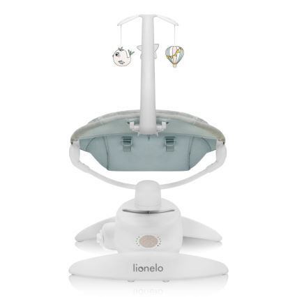 Lionelo - Børnegynge med melodi MELL Beige Sand 4xAA + fjernbetjening