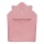 Lionelo - Børnehættehåndklæde MUSLIN HOODED TOWEL Pink Baby