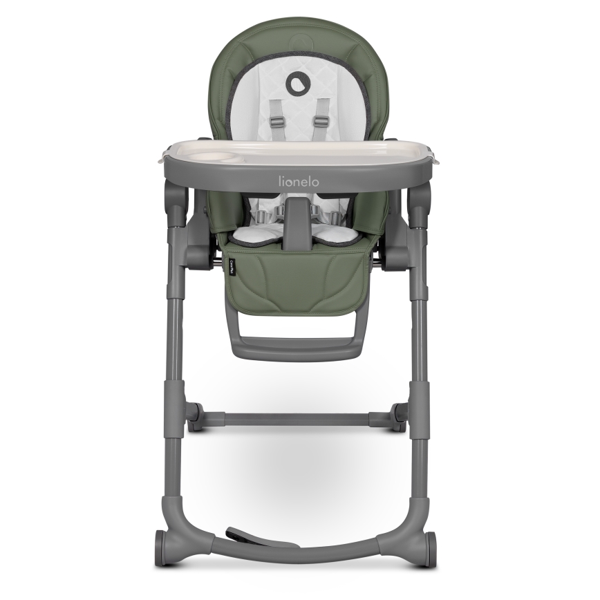 Lionelo - Børnehøjstol 2-i-1 CORA PLUS Green Olive