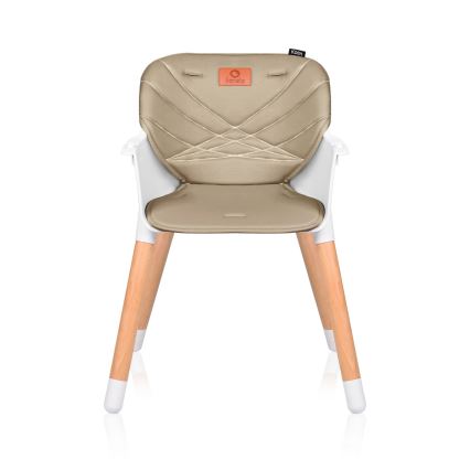 Lionelo - Børnehøjstol 2i1 KOEN Beige Sand