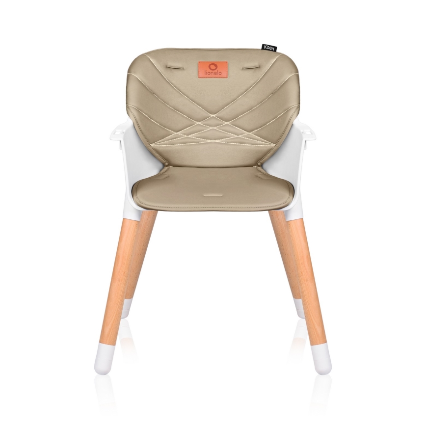 Lionelo - Børnehøjstol 2i1 KOEN Beige Sand