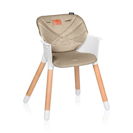Lionelo - Børnehøjstol 2i1 KOEN Beige Sand